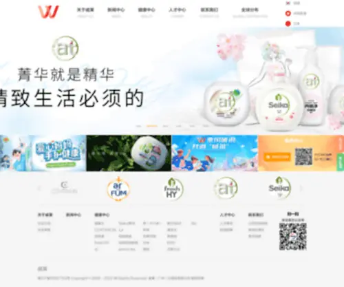 Walch.net.cn(威莱日化) Screenshot