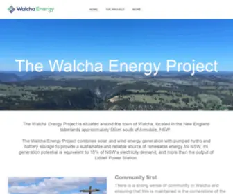 Walchaenergy.com.au(THE WALCHA ENERGY PROJECT) Screenshot