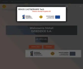 Walcownia.com.pl(Walcownia Metali Dziedzice S.A) Screenshot