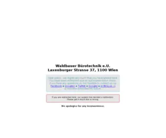 Waldbauer.com(WALDBAUER Wien BÜROTECHNIK) Screenshot