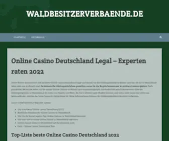 Waldbesitzerverbaende.de(Waldbesitzerverbaende) Screenshot