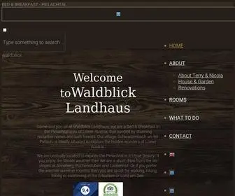 Waldblick-Landhaus.com(Bed & Breakfast) Screenshot