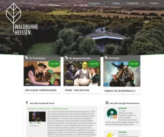 Waldbuehne-Heessen.de(An der Waldbühne Hamm) Screenshot