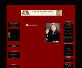 Waldemoheno.net(Lillian von der Walde Moheno. Portal académico) Screenshot