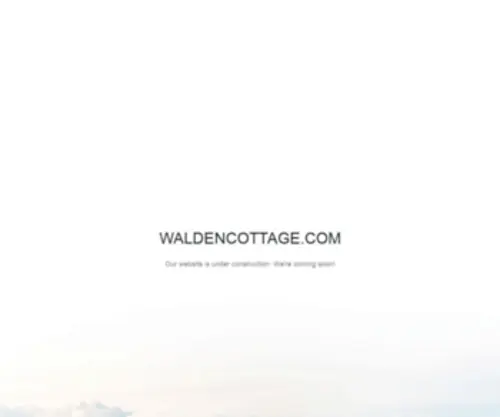 Waldencottage.com(Build a Free Website) Screenshot