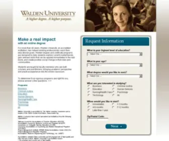 Waldendegrees.com(Walden University) Screenshot