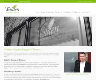 Waldendesign.com(Graphic Design in Toronto) Screenshot