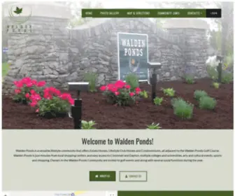 Waldenpondshoa.com(Community Website) Screenshot