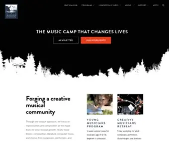 Waldenschool.org(The Music Camp that Changes Lives) Screenshot