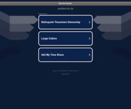 Waldesruh.de(Chiemgau) Screenshot