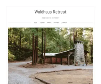 Waldhausretreat.com(Waldhaus Retreat) Screenshot