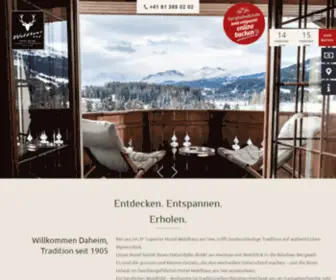 Waldhausvalbella.ch(BeCallCenter) Screenshot