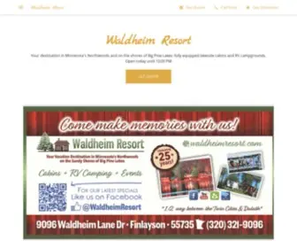 Waldheimresort.com(Waldheim Resort) Screenshot