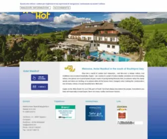 Waldhof.com(Hotel) Screenshot