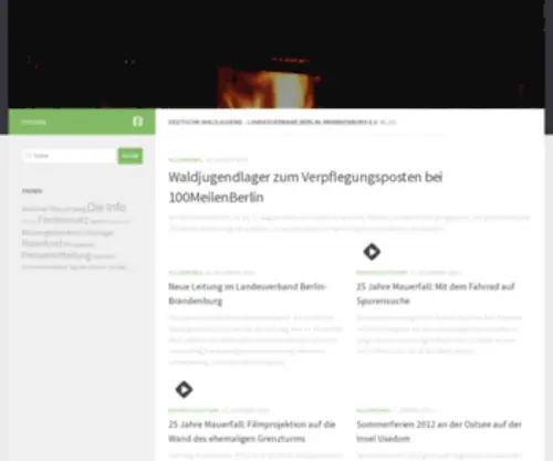 Waldjugend-BB.de(Landesverband Berlin) Screenshot