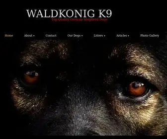 Waldkonigk9.com(WaldKonig K) Screenshot