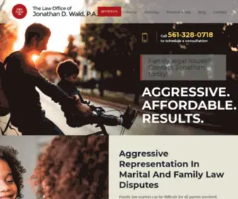 Waldlawoffice.com(West Palm Beach Divorce & Family Law Attorney) Screenshot