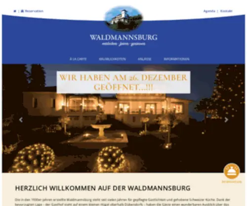 Waldmannsburg.ch(Startseite) Screenshot