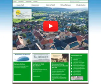 Waldmuenchen.de(Waldmünchen) Screenshot