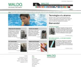 Waldo.com.mx(Waldo Packaging Machinery) Screenshot