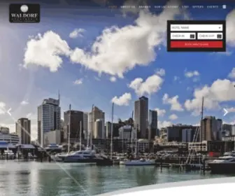 Waldorf.co.nz(Waldorf Apartments Auckland) Screenshot