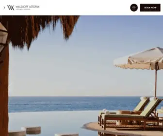 Waldorfastorialoscabospedregal.com(Luxury Los Cabos Resort) Screenshot