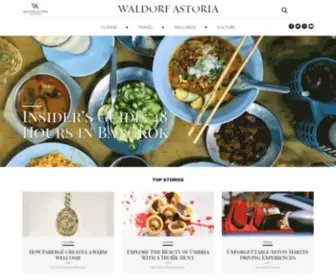 Waldorfastoriamagazine.com(Waldorf Astoria Magazine) Screenshot