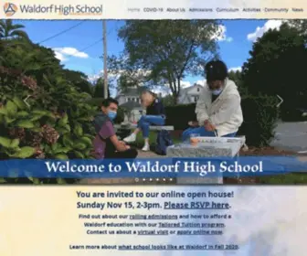 Waldorfhighschool.org(Waldorf High School of Massachusetts Bay) Screenshot