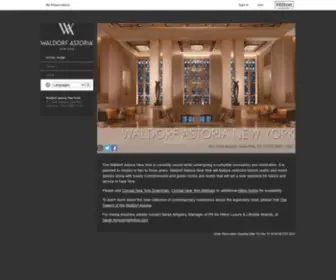 Waldorfnewyork.com(New York Luxury Hotels) Screenshot