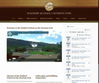 Waldorfschoolrf.com(Waldorf School on the Roaring Fork) Screenshot