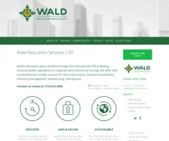 Waldrelocation.com(Houston Movers) Screenshot