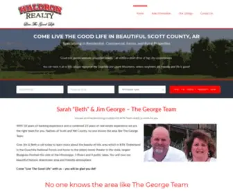 Waldronarkansasrealty.com(Live the Good Life) Screenshot