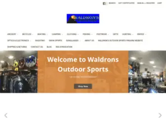 Waldronsoutdoor.com(Waldron's Outdoor Sports) Screenshot