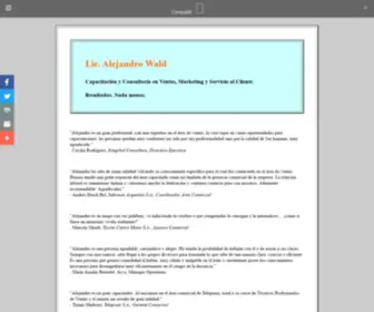 Waldweb.com.ar(Capacitacion y consultoria) Screenshot