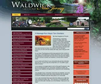 Waldwicknj.org(Borough of Waldwick New Jersey) Screenshot