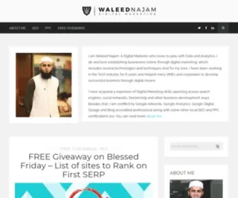Waleednajam.com(Waleed Najam) Screenshot