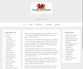 Walesgenweb.com(The WalesGenWeb Project) Screenshot