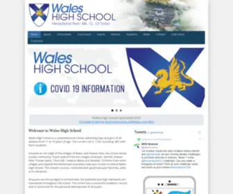 Waleshigh.com(Wales High School) Screenshot