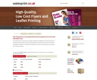 Walesprint.com(Flyer) Screenshot