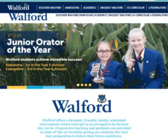 Walford.net.au(Walford Anglican School for Girls) Screenshot