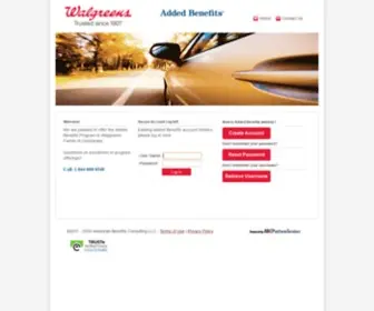 Walgreensaddedbenefits.com(Added Benefits) Screenshot