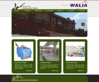 Waliainternational.com(Walia International Machines Corporation) Screenshot