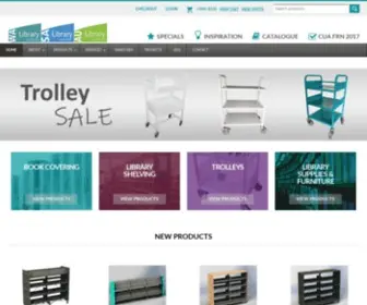 Walib.com.au(Library Supplies & Furniture) Screenshot