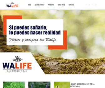 Walifenutrition.com(WALIFE NUTRITION) Screenshot