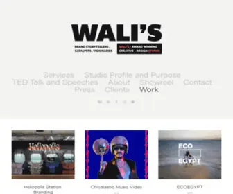 Walisstudio.com(Wali's Studio) Screenshot