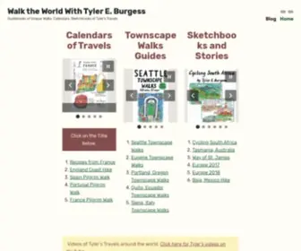 Walk-With-ME.com(Guidebooks, Travel Tales and Clothing by Tyler E) Screenshot