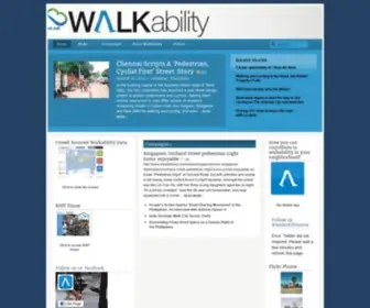 Walkabilityasia.org(Walk Tall) Screenshot