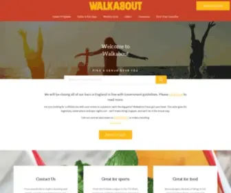 Walkaboutbars.co.uk(Walkabout) Screenshot