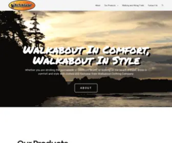 Walkabout.ca(Walkabout clothing company) Screenshot