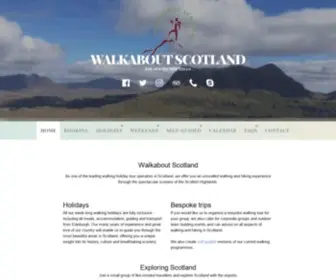 Walkaboutscotland.com(Scottish Walking Holidays) Screenshot